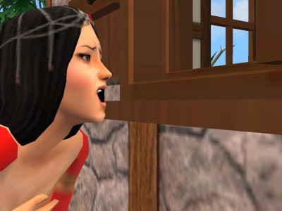 What she saw took her breath away