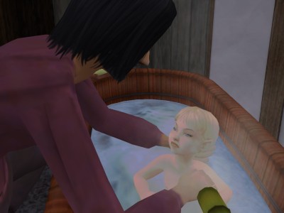 Egelric had never bathed a baby before.