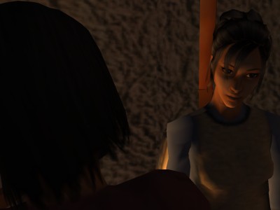 She looked away.