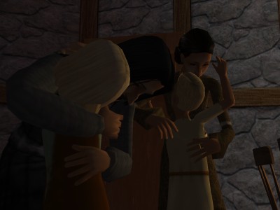 Iylaine was in his arms before he had even closed the door behind him.