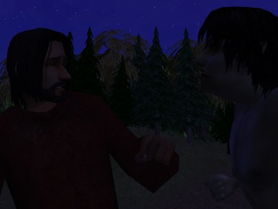 Egelric spun around, his hands up to defend himself.
