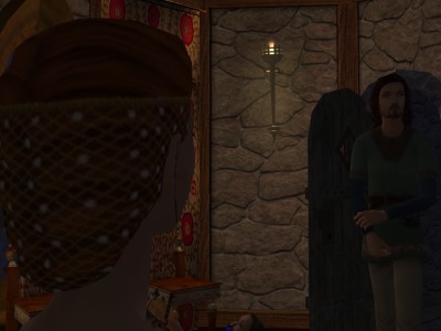 Cenwulf found Edris and Baldwin in the little sitting room in the northwest tower when he arrived home.