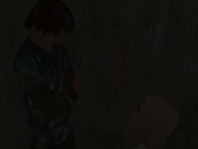 'It's dark in here.'