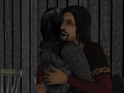 He was crushed in one of Colban's rib-snapping, back-breaking hugs.