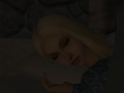 Iylaine slept, one delicately pointed ear pressed against her pillow.