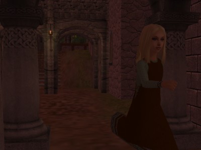 It was the easiest thing in the world for a small and silent girl to slip out through the gate.