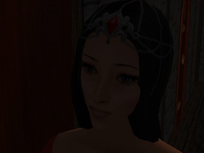The fine point of her little chin made her seem perilously delicate.