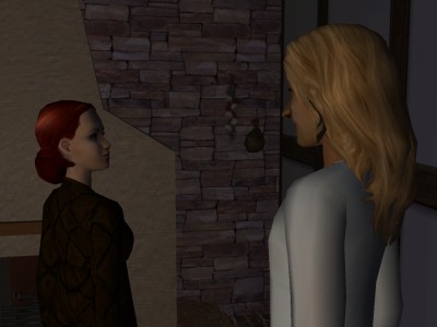 Hildegith pushed her way past him and looked around the kitchen, sniffing slightly.