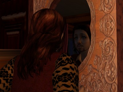 He stood and inspected his beard in the mirror for a moment.