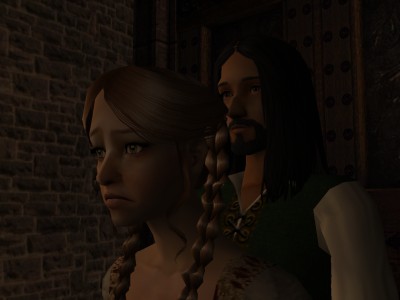 'To my husband.'