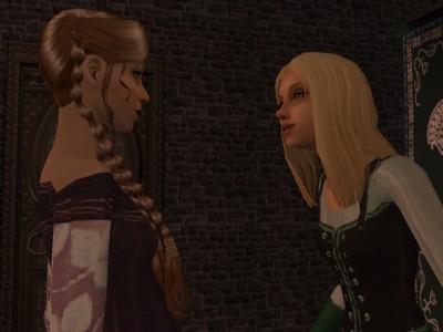'But who are you to be giving me lessons in propriety, Lady Luitgarde?'