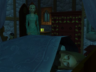 Eadgith closed her eyes and pretended to sleep as her mother came in.