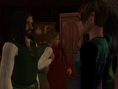 Egelric watched the elves' faces as she told.