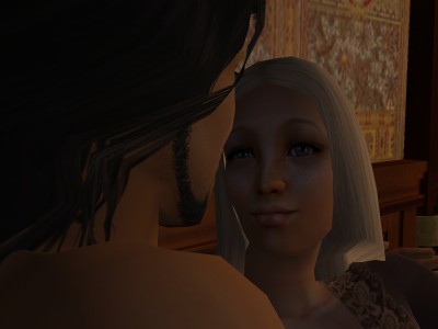 Eadgith only snorted and stared up at him.