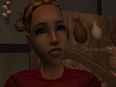 'Perhaps she will tell you something different.'