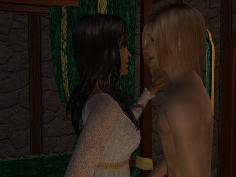 Gratuitous half-naked elf picture.