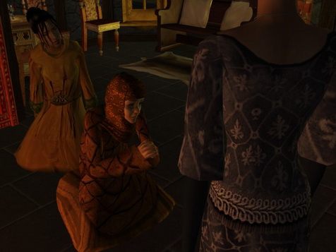 Emma was troubled to see a Serene Highness kneeling on the floor at Eadgith's feet.