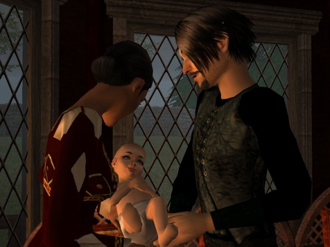 'You hold the baby, and I hold you.'