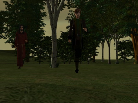 It became clear that Vash was allowing Egelric to keep up with him.