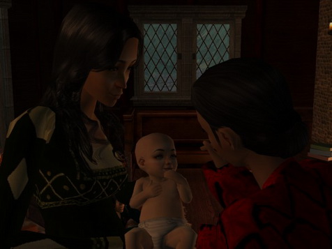 'Show Mama how you flirt with the fine men!'
