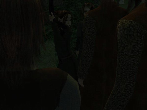He nearly walked into Surr's 'something'.