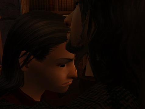 He felt his father's words blowing warmly over his hair.