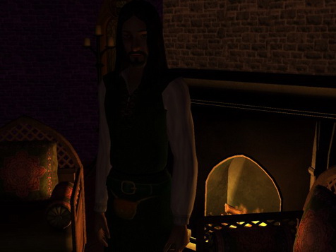 At first Eadred thought he only wanted to stay within the range of firelight.