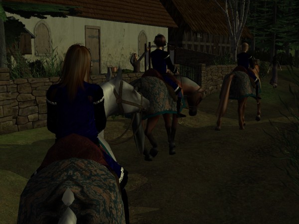 Horseback-riding posebox in action