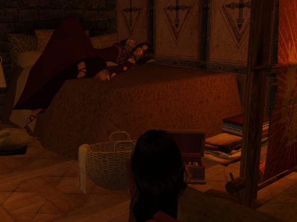 Aileann took a backwards-running leap and flopped back onto her bed.
