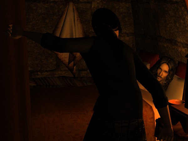 'The first thing you do once my back is turned is whip yourself half to death!'