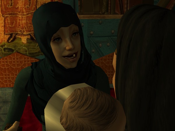 'Will you be Lili's godmother?'