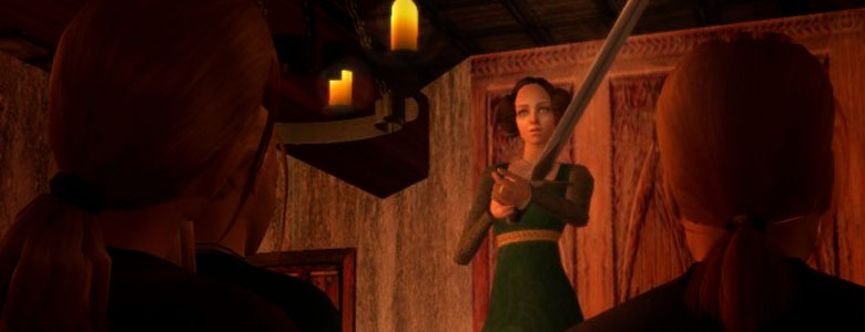 Sigrid takes up the sword