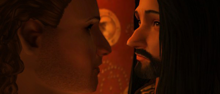 Ethelwyn is touched by the ghost of a man